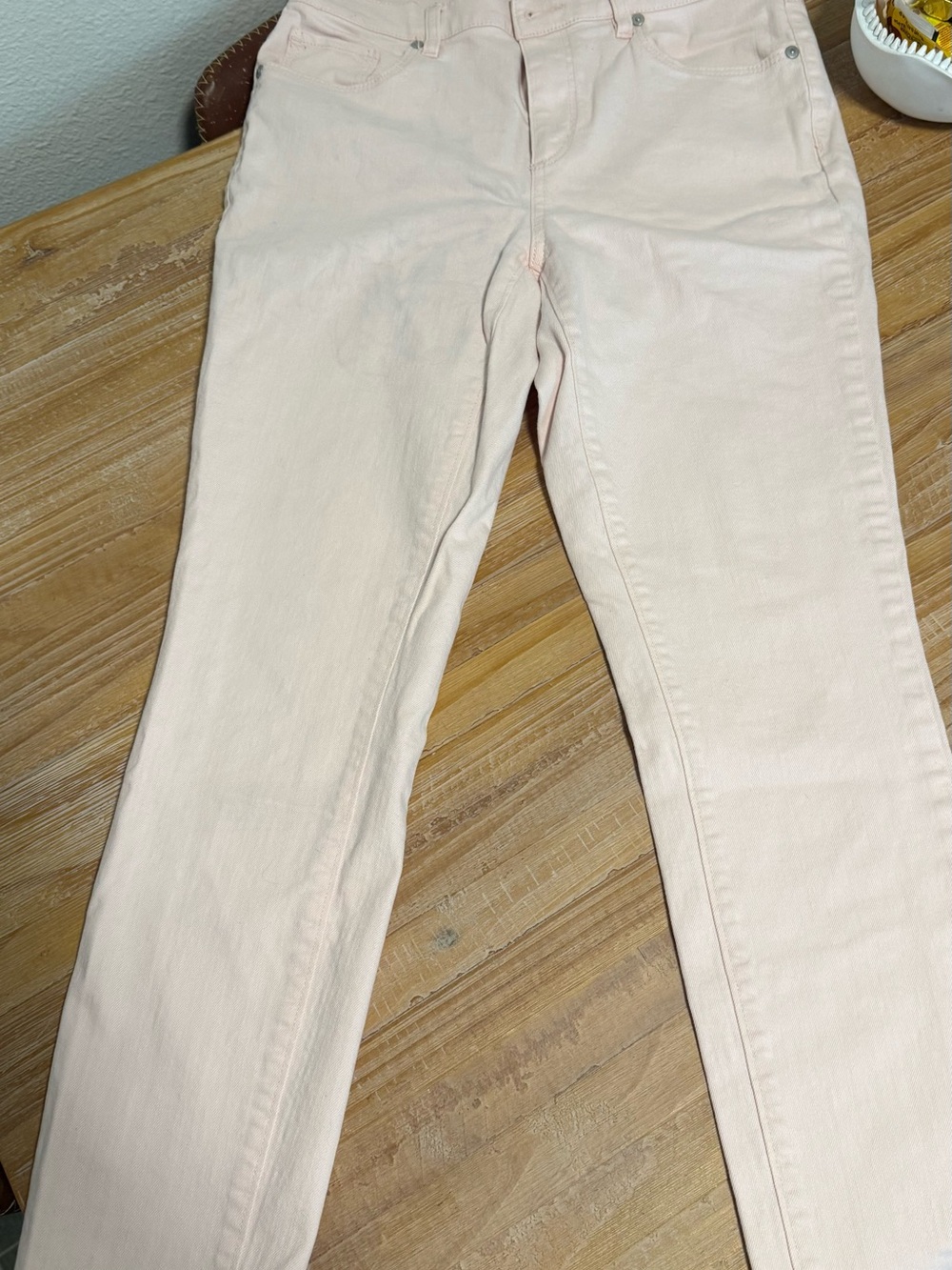 LOFT Outlet Pale Pink Jeans